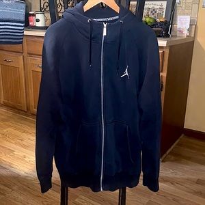 Air Jordan hooded zip sweat jacket